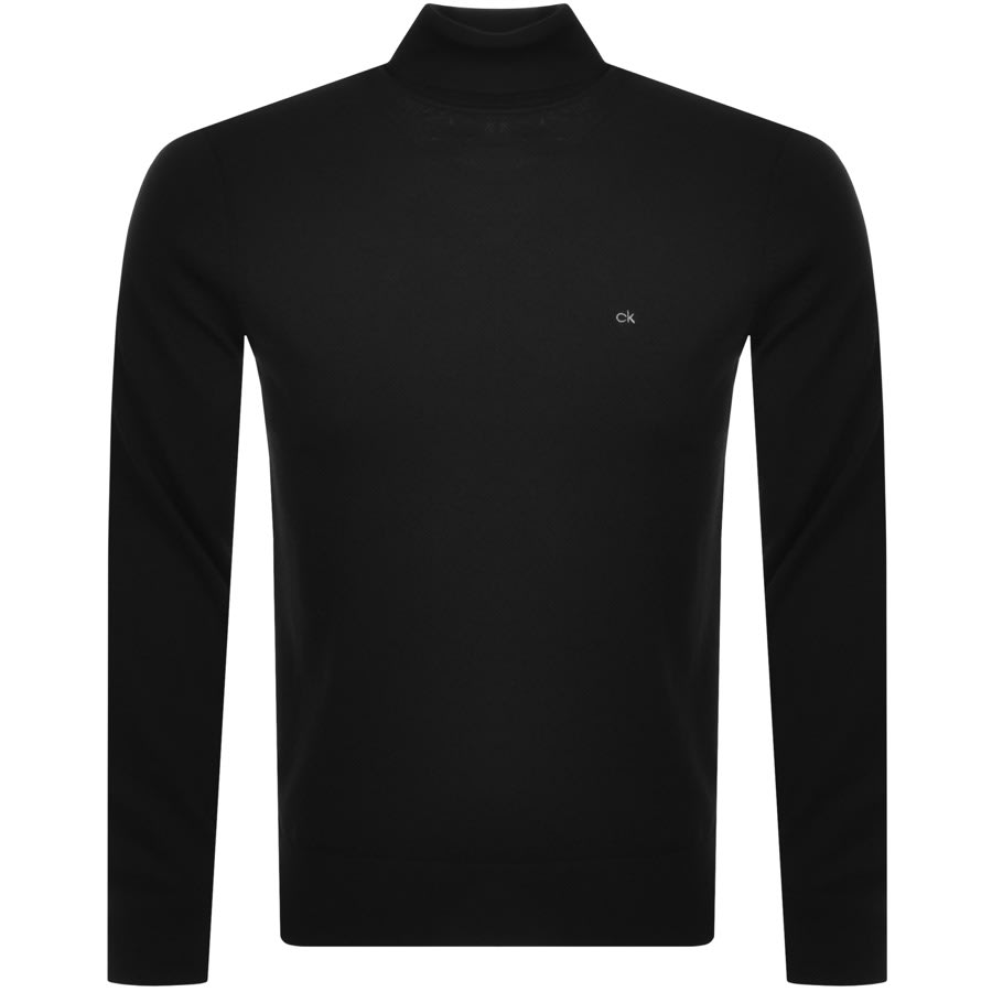 Alternative Image for ProductCalvin Klein Roll Neck Knit Jumper Black1